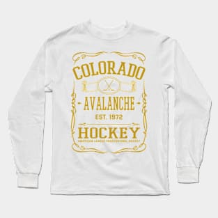 Vintage Avalanche Hockey Long Sleeve T-Shirt